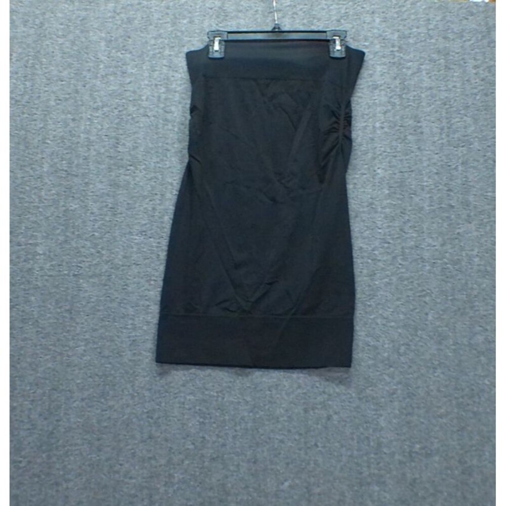 Charlotte Russe Size Small Black Mini Dress Strapless Bodycon Ruched Sides